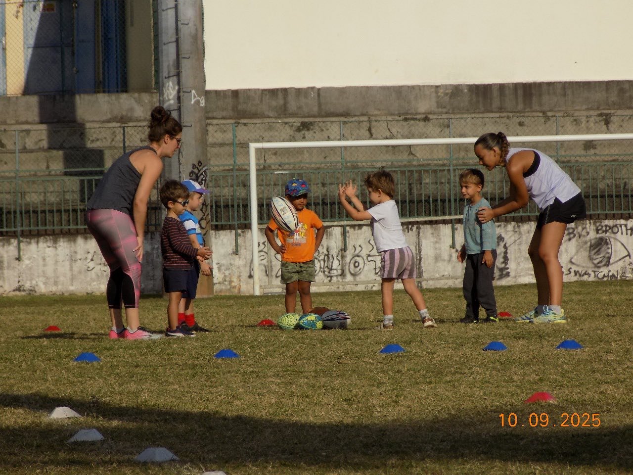 Entraînement école de rugby